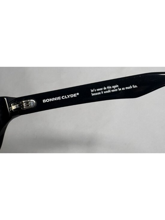 Bonnie Clyde Roller Coaster Sunglasses in Black on Black main image 9